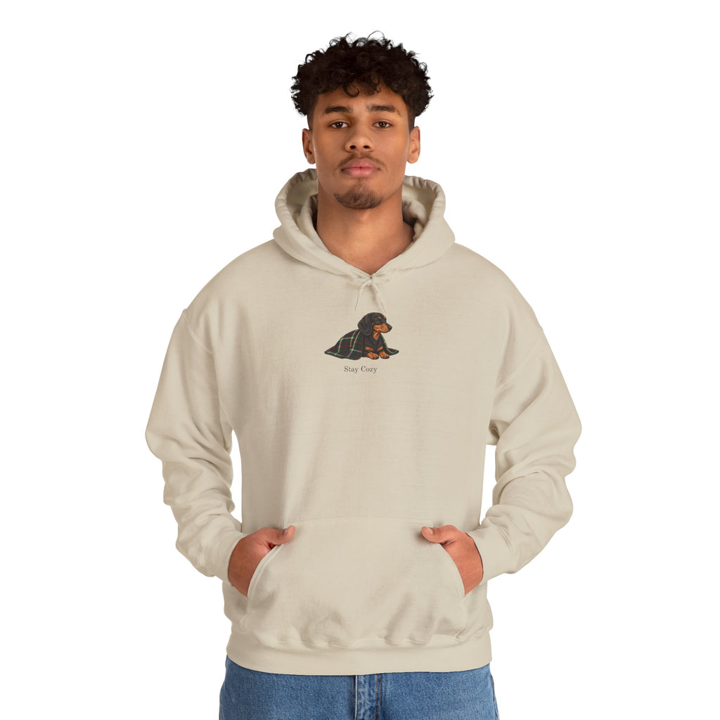 Stay Cozy Dackel Hoodie - Unisex Pullover mit Dackel Motiv