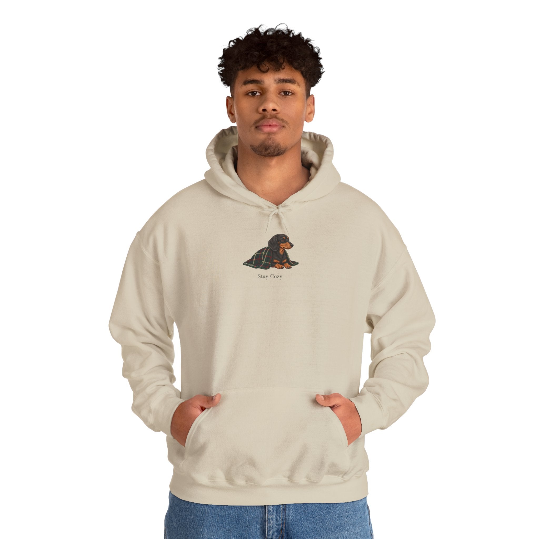 Stay Cozy Dackel Hoodie - Unisex Pullover mit Dackel Motiv