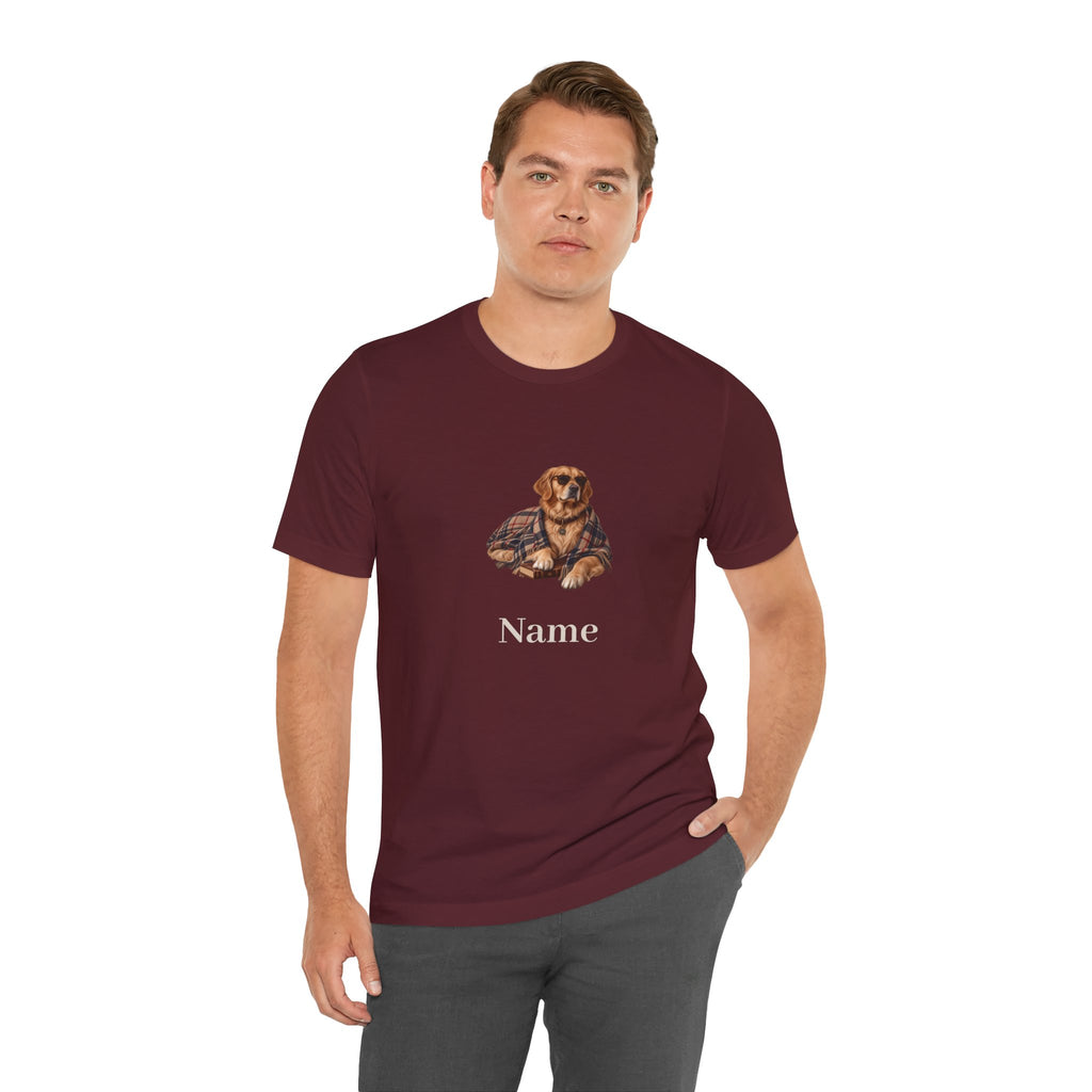 Dein Hund. Dein Name. – Personalisiertes Unisex T-Shirt
