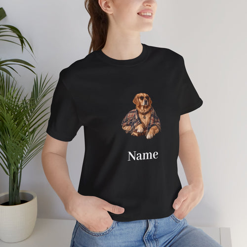 Dein Hund. Dein Name. – Personalisiertes Unisex T-Shirt