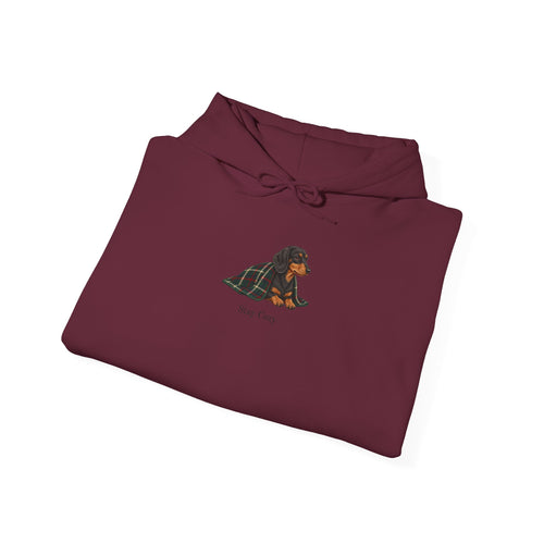 Stay Cozy Dackel Hoodie - Unisex Pullover mit Dackel Motiv