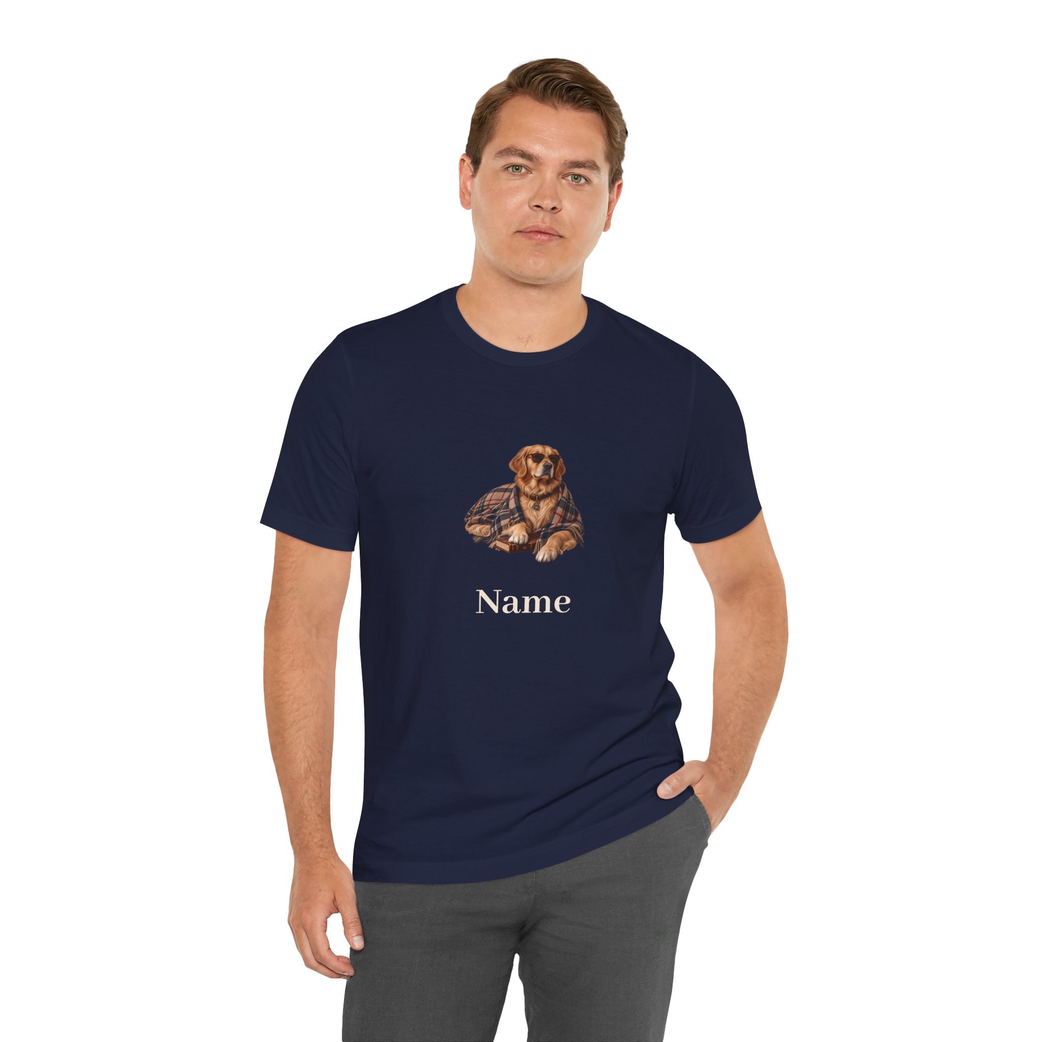 Dein Hund. Dein Name. – Personalisiertes Unisex T-Shirt