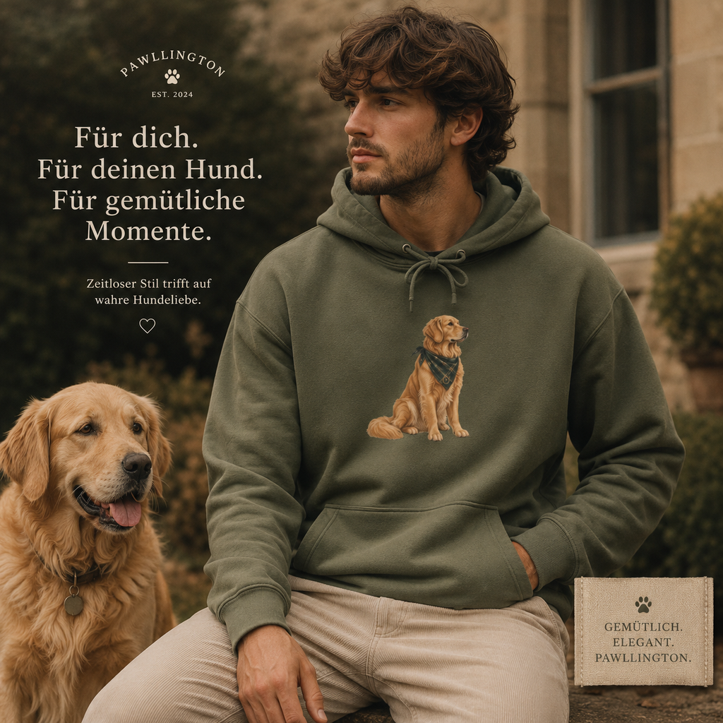 The Golden Gentleman – Golden Retriever Hoodie | Pawllington