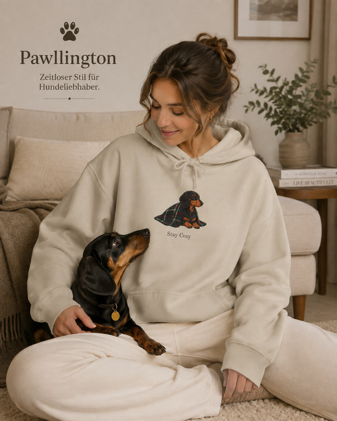 Stay Cozy – Dackel Hoodie