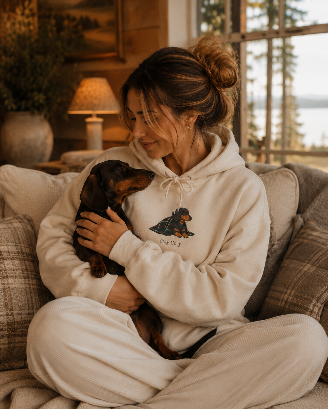 Stay Cozy – Dackel Hoodie