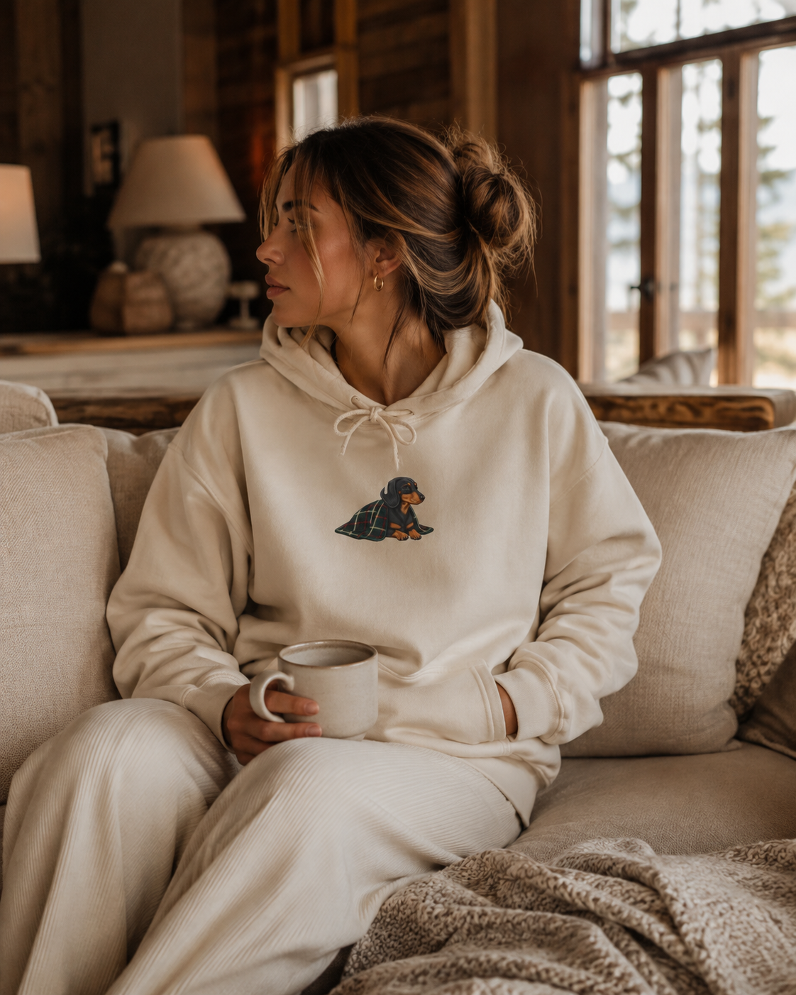 Stay Cozy – Dackel Hoodie