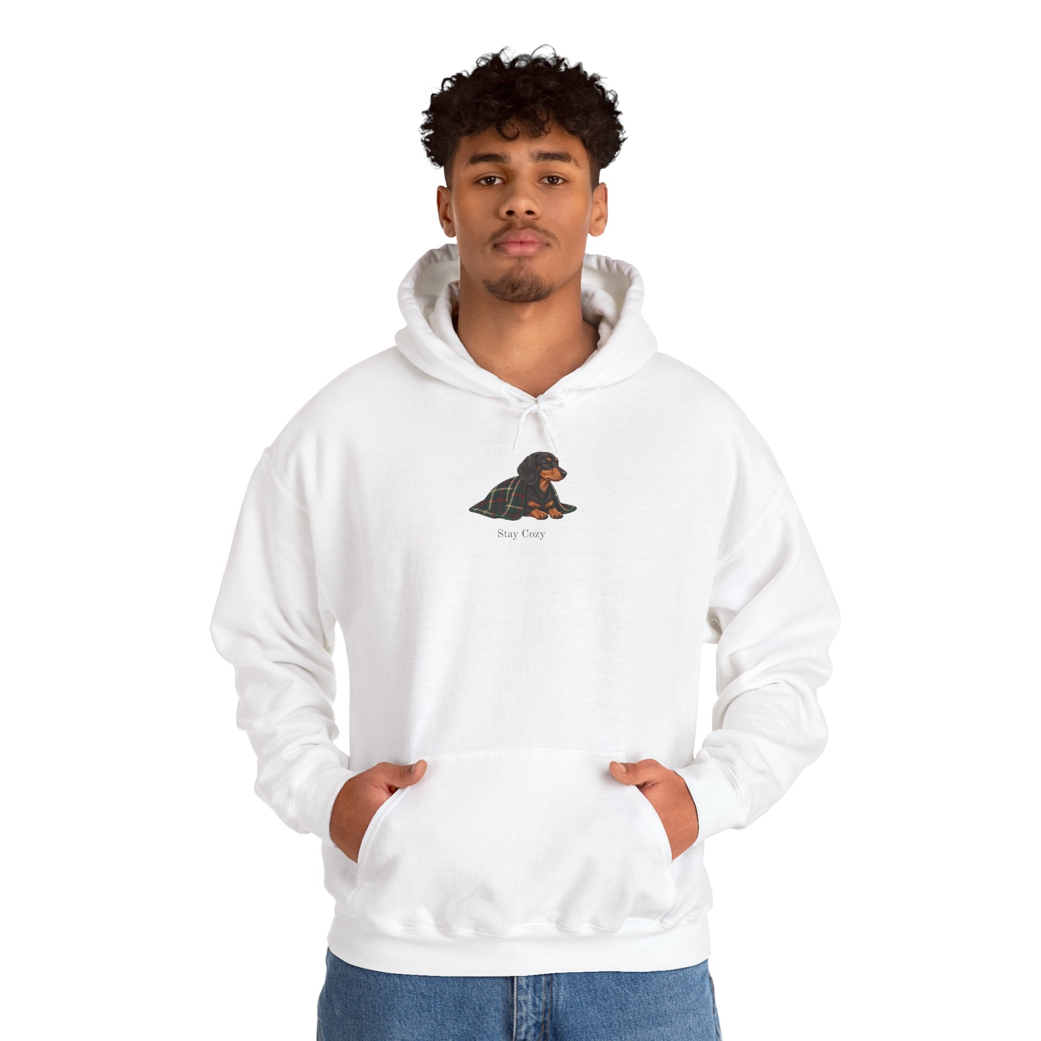 Stay Cozy Dackel Hoodie - Unisex Pullover mit Dackel Motiv